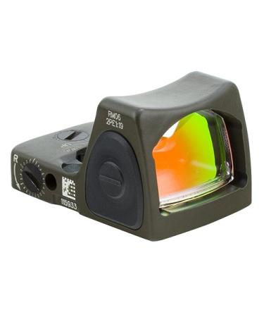 Trijicon RM06 3.25MOA Red Dot Sight, RMR Type 2, Adjustable LED Cerakote OD Green