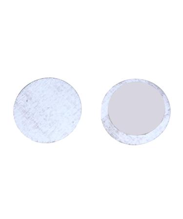 FOMIYES 100pcs Adhesive Stickers Magnet Palette Metal Sticke Iron Plates Eye Shadow Round Makeup Tools 1 count (Pack of 1) As Shown