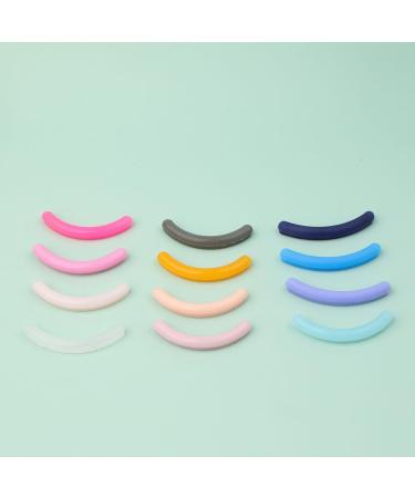AUklOPVZZ 10pieces Curved Eyelash Curler Refills Reusable and Made with Silica Gel Eyelash Curler Replacement Refill Pads White - Buy Online on GoSupps.com