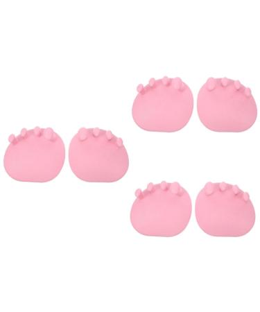 Mobestech 3 Pairs Splitter Bunion Hammer Protector Foot Separator Hip Pads for Women Bunion Spacer Bunion Separator Separators Nail Polish Eversion Miss Tpr 11X10X6CMx3pcs Pinkx3pcs