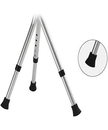 Adjustable Crutches Cane Seat Stool Retractable Lightweight Walking Stick with LED Light for Elderly Outdoor Travel Rest Stool Folding Chair Blue Crutches Decorate Lucky Star - Buy Online on GoSupps.com