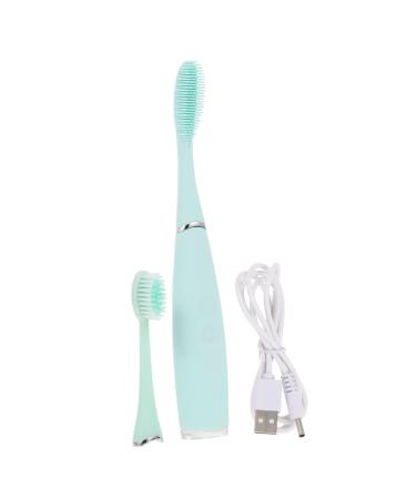 Beaupretty 2 pieces of electric toothbrush for adults waterproof toothbrush loading toothbrush silicone toothbrush household toothbrush intelligent toothbrush electric 1 piece (1 Pack) Gr nx2stk