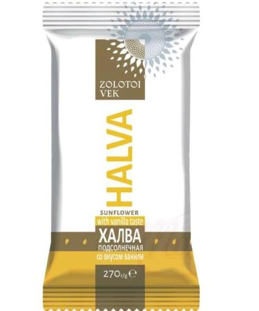 Halva from sunflower seeds with vanilla 270g Halva from sunflower seeds with vanilla