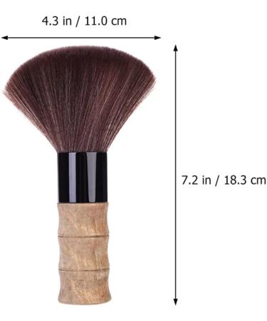 Lurrose Color Duster Barber Salon Brush Hair Cutting Neck Duster Brush Professional to Remove Loose Hair from Neckline and Ears After Haircut Stand Up Base Random Neck - Buy Online on GoSupps.com