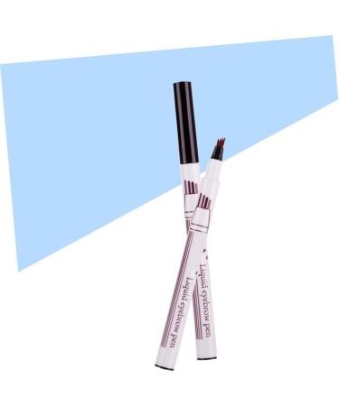 DOITOOL 2pcs Brow Pencil Waterproof Eyebrow Pen Eyebrow Makeup Tool Eyebrow Powder No Smudge Miss - Buy Online on GoSupps.com