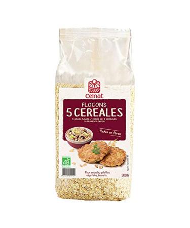 Celnat - Organic 5 Cereal Flakes - 500G - Unit
