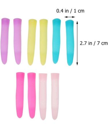 EXCEART 6 Pairs Cuticle Cover Trimmer Handle Cover Cuticle Trimmer Handle Silicone Sleeve Silicone fingertips Sleeve Manicure Tools Nail Nail Nail Polish - Buy Online on GoSupps.com