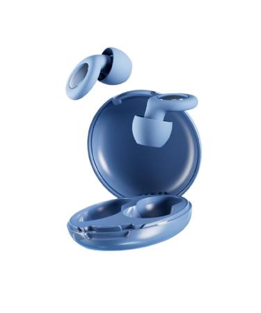 Noise-Canceling Sleep Earplugs - Professional Noise-isolating Earplugs 45 DB Noise Reduction Washable and Reusable Eco-Friendly Sleep Aid(Ice Lake Blue)