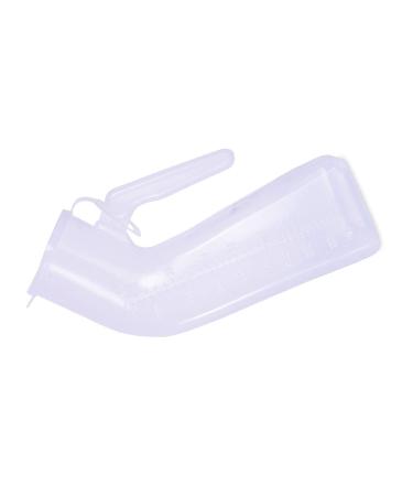 Male Urinal Thick Reusable Transparent with Lid 1000 Ml for Camping Car Home Travel Toilet Happy