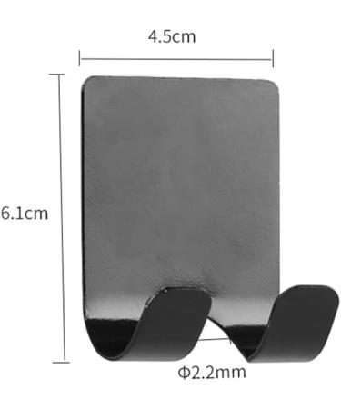 HomsfoU 24 Adhesive Razor Hangers - No Punching Stainless Steel Hooks for Bathroom Storage - Buy Online on GoSupps.com
