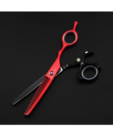 Hair Cutting Scissors Shears 6 Inch Professional Japan Steel Rotate Red Cut Hair Scissors Haircut Scissor Thinning Barber Cutting Shears Hairdresser Scissors (Color : Set) - Buy Online on GoSupps.com