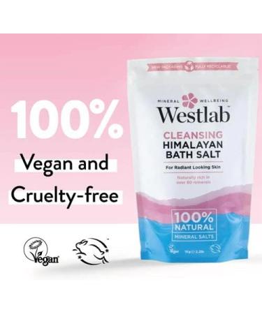 Westlab Cleansing Himalayan Bath Salt Pouch 1Kg Unscented - Pack of 1 - Buy Online on GoSupps.com