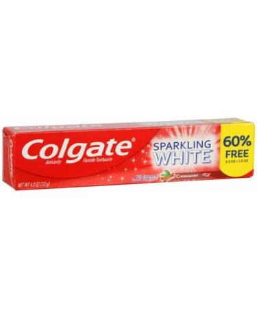 Colgate Sparkling White Cinnamint 4.0oz (2 Pack) Toothpaste - Brighten Your Smile! - Buy Online on GoSupps.com