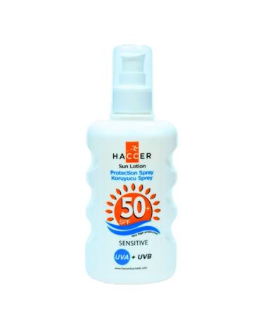 Alkan Kozmetik 50+ SPF Sun Lotion Protection Spray 150 ml olive oil sesame oil and coconut oil high UVA UVB maximum sun protection moisturizing sunscreen spray 150 ml 1er Pack 50+ SPF