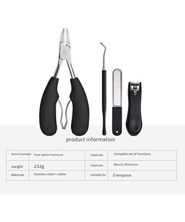 RIYAN Professional Stainless Steel Toenail and Fingernail Clippers Set for Thick Nails Large Toenail Clippers - Buy Online on GoSupps.com