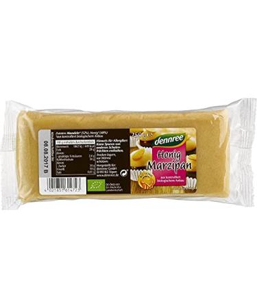 Dennree Organic Honey Marzipan 1 Pack (1 x 250g)