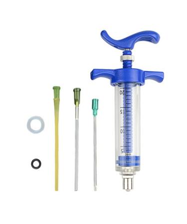 LILYS PET Young Birds Feeding Syringe,Plastic and Perspex Material,Used for Feeding Milk for Young Birds or Feeding Medicine for Sick Birds  20ml and 2+2.5+3mm Hose