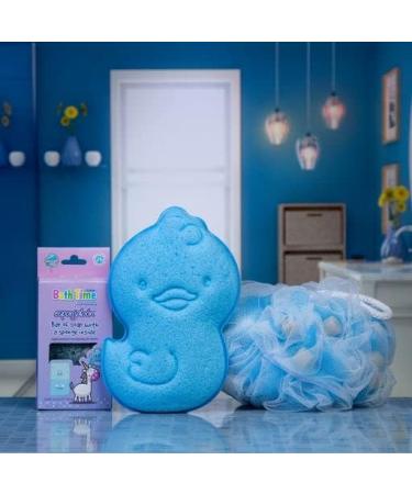 Buy T.Taio Esponjabon Loofah Body Wash Ball - Cotton Candy Scented Bath Puff for Kids | Shop Internationally - Buy Online on GoSupps.com