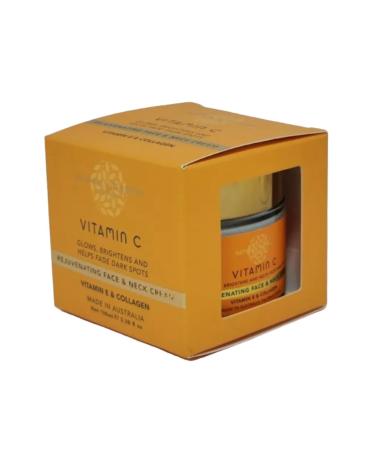 Buy Vitamin C Rejuvenating Face & Neck Cream | Glows Brightens & Fades Dark Spots - With Vitamin E & Collagen for Men & Women - Buy Online on GoSupps.com