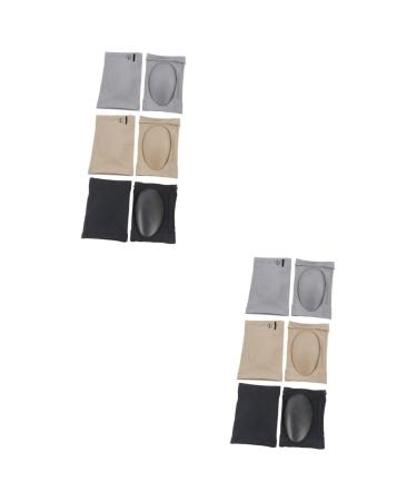 Gatuida 6 Pairs Arch Correction Socks Foot Relief Cushions Flatfoot Insoles Arch Sleeves Flat Foot Correction Insole Reusable Gel Pad Sebs Men and Women Elasticity Orthotics
