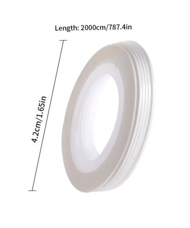 White Nail Striping Tape Line Rolls - DIY Nail Art Decoration Stickers - Buy Online on GoSupps.com