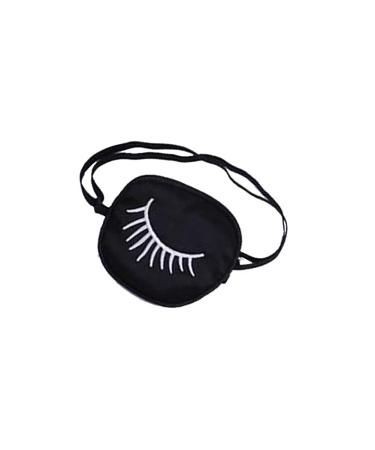 Silk single eye flap adjustable visual recovery cover pads pirates individually eye mask adult amblyopia lazy eye shield one eye cover