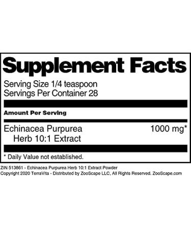 Echinacea Purpurea Herb 10:1 Extract Powder (1 oz ZIN: 513861) - Buy Online on GoSupps.com