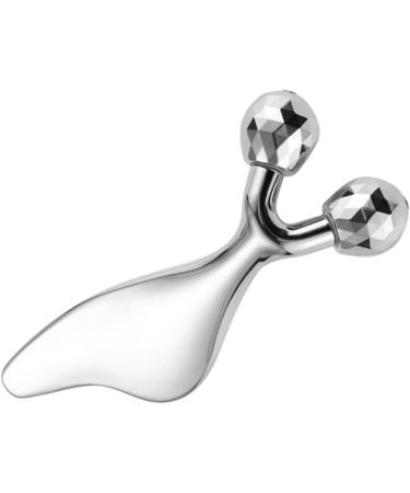 Beavorty 5pcs Dolphin Scraping Board Tool Walker Eye Massage Rollers Facial Rollers Face Roller Massaging Roller Skin Care Roller Stainless Steel Massager Woman Double Ball 11.40X4.70X3.00CMx5pcs Silverx5pcs - Buy Online on GoSupps.com