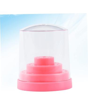 POPETPOP 1pc 48 Nail Drill Bits Holder Display Holder Stand Nail Grinding Head Storage Nail Bit Holder Container Manicure Drill Bits Holder Nail Display Stand Bracket Box Multicolor Size 1 Pink - Buy Online on GoSupps.com