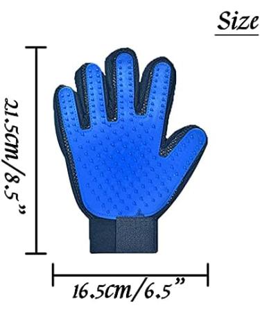 DEEDPF Pet Grooming Glove & Cleaning Brush - Best for Dogs Cats Horses Rabbits & Guinea Pigs | Hair Removal & Massage Tools - Buy Online on GoSupps.com