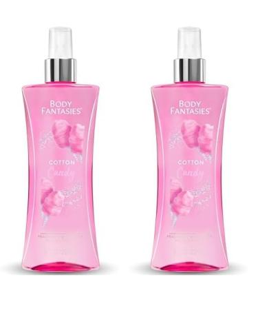Body Fantasies Signature Fragrance Body Spray Cotton Candy 8 Fluid Ounce (Pack of 2) Cotton Candy 8 Fl Oz (Pack of 2)