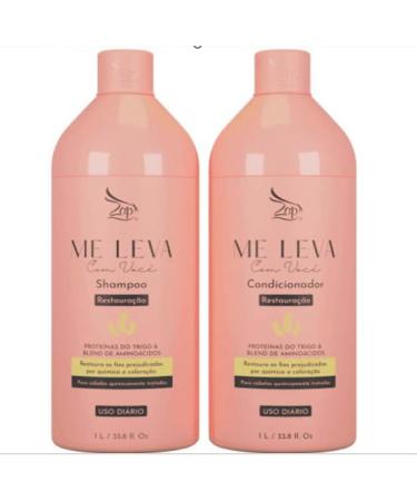 G n rique Zap Me Leva Com Voc Protein Moisturizing Beauty - 2x1L