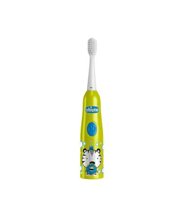 Chicco Children's Battery Operated Electric Toothbrush with Soft Bristles Suitable for Ages 3 and up Soft Vibrating Head Gentle Action on Enamel and Sensitive Gums 3 Years+