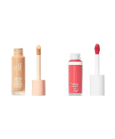 e.l.f. Halo Glow Liquid Filter Complexion Booster For A Glowing & Camo Liquid Blush Long-Lasting Liquid Blush For High-Pigment Colour