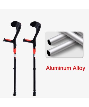 Forearm Crutches Adults Aluminum Ergonomic Crutches Lightweight Orthopedic Crutches Walkers for The Elderly Disableda (Size : 1 Pair) Anniversary Lucky Star - Buy Online on GoSupps.com