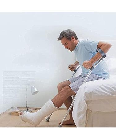 Heavy Duty Forearm Crutches Supports Up to 130kg Closed Cuff Crutches 1 Pair of Lightweight Aluminium Crutches for Adults 10 Stops Adjustable with Sof Lucky Star - Buy Online on GoSupps.com