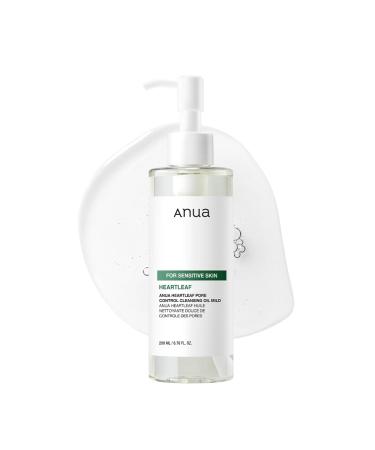 ANUA Huile Nettoyante Pour Le Visage Heartleaf Nettoyant Doux Pour Peaux Sensibles D maquillant Et Anti-Points Noirs 200 Ml