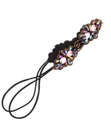 Amariver Rhinestone Beaded Elastic Headband 2-Piece Set - Handmade Fashion Hair Accessories for Women | Fits Most Styles 20-25 - Buy Online on GoSupps.com