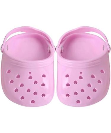 4Pack/2Pairs Pet Dog Croc Summer Dog Shoes Puppy Candy Colors Sandals with Rugged Anti-Slip Sole Breathable Comfortable Dog Shoes Gift for Pet Festival (Pink) - Buy Online on GoSupps.com