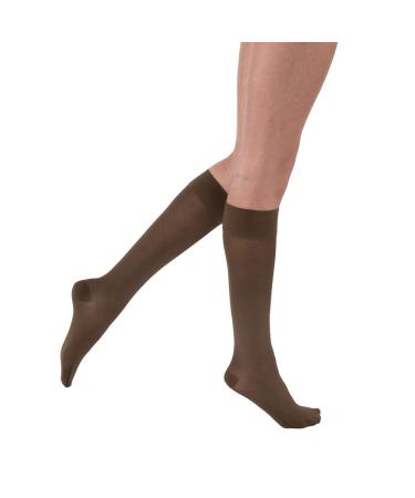 JOBST 119295 UltraSheer Diamond Pattern Compression Stocking 20-30mmHg Knee High Closed Toe X-Large Espresso Espresso X-Large