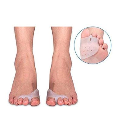 Toe Separator and Gel Bunion Pads for Pain Relief - Hammer Toe Straightener and Spacers for Overlapping Toes - Hallux Valgus Stretchers - Men and Women - Buy Online on GoSupps.com