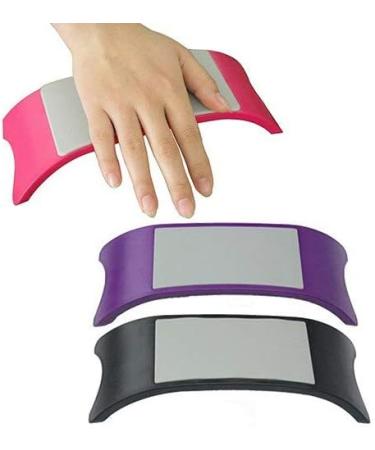 New Plastic Silicone Nail Art Cushion Pillow Hand Holder Nail Arm Rest Manicure Tool - (Color: Black) - Buy Online on GoSupps.com