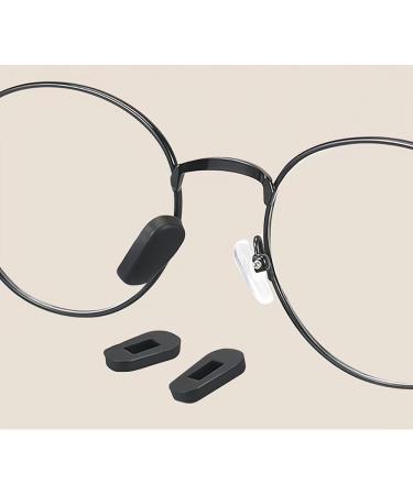 BEHLINE Slip-on Silicone Nose Pads Covers - Anti-Slip Nose Cushion for Eyeglasses (Black 1 Pair) - Buy Online on GoSupps.com