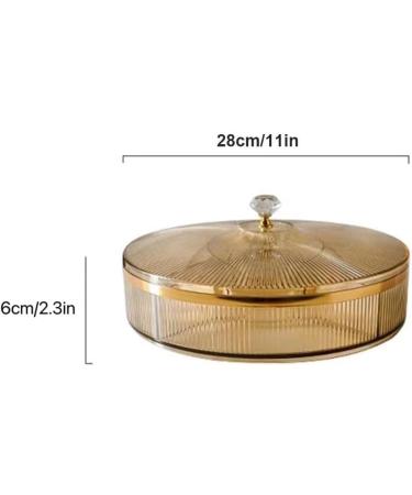 Snack Serving Tray with Lid Snackle Box Snack Serving Tray Snack Box Candy Dish Multifunctional Divided Serving Tray with Lid 11" Appetizer Tray for Dried Fruits Nuts Candies and Fruits (Color : Oranje - Buy Online on GoSupps.com