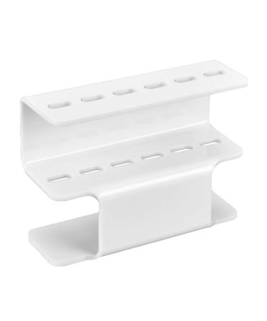 Solustre tweezers Display stand Acrylic eyelash extension Tools storage holder tweezers SCHABER SCHERE RACK (white)