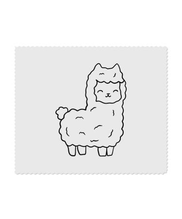 2 x "Cute Lama" microfiber glasses cleaning cloths (LC00024039)