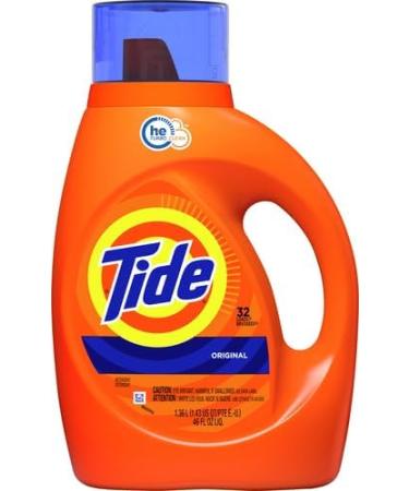 Tide Liquid Laundry Detergent Original 32 Loads - 46 Fl Oz | Best International Shipping - Buy Online on GoSupps.com
