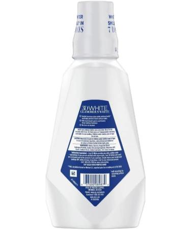Crest 3D White Luxe Glamorous White Multi-Care Whitening Mouthwash 32 Fl Oz (Pack of 3) - Fresh Mint - 3 Pack - Buy Online on GoSupps.com