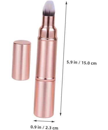 HAPINARY Double-ended Makeup Brush Cosmetics Brush Blending Blush Brush Blusher Brush Cosmetics Foundation Brush Loose Powder Brush Makeup Powder Brush Plastic Telescopic Brush 2 in 1 Miss - Buy Online on GoSupps.com