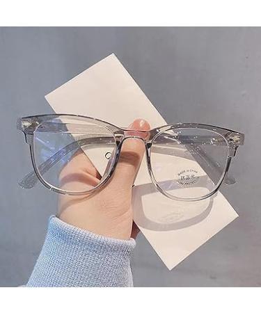 Blue Light Blocking Glasses - Gray Frames for Men & Women | Anti Eyestrain & UV Glare Protection for Reading Gaming & Screen Use - Buy Online on GoSupps.com